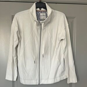 Tommy Bahama White Zip-Up Jacket Size XS